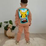 Geliboon Pikachu Kids Outfit Set – Back Print