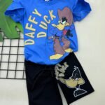 ZARA Daffy Duck Blue Kids Outfit Set